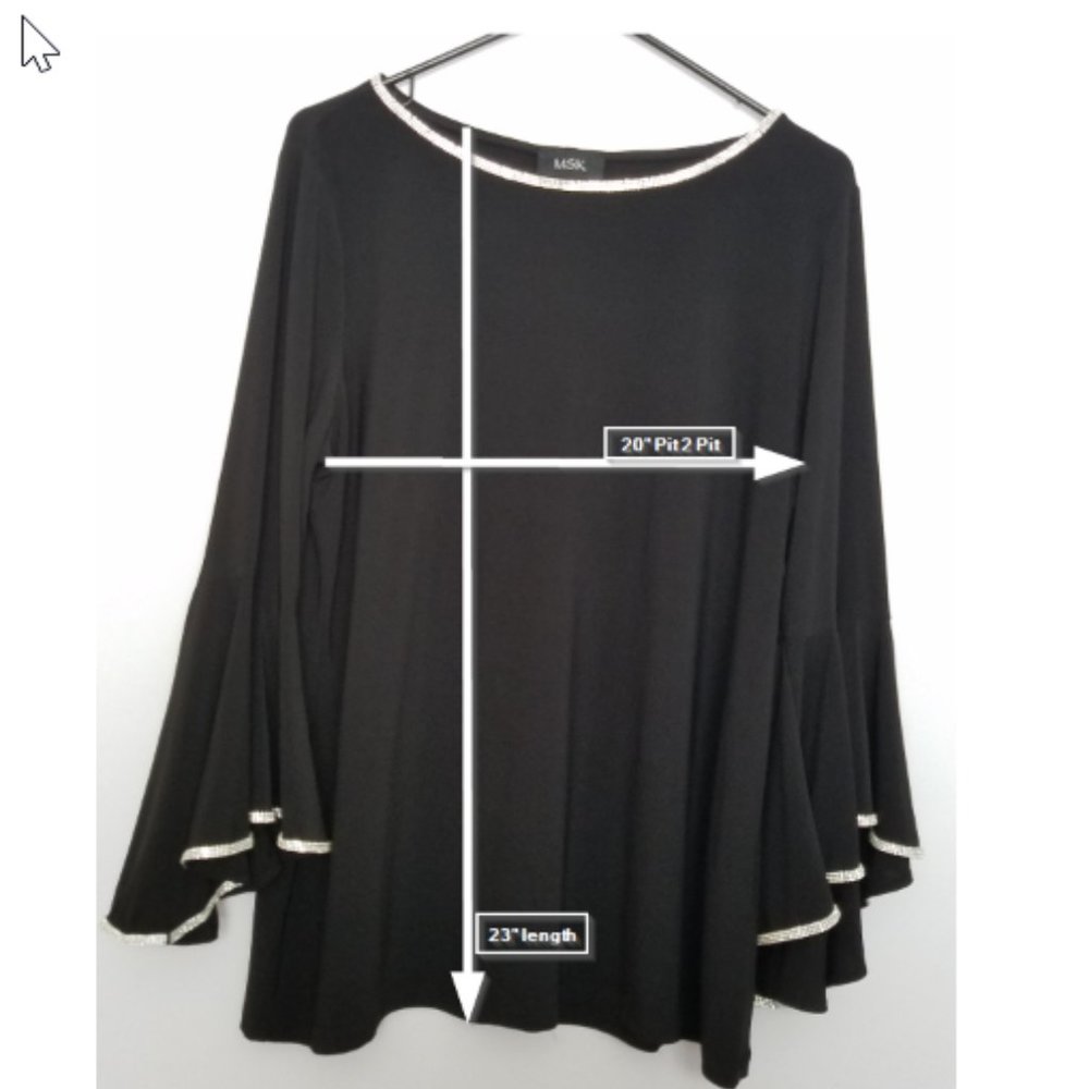 3/$10 BUNDLE ** Shirt w/ Fancy Sleeves & Sparkles!